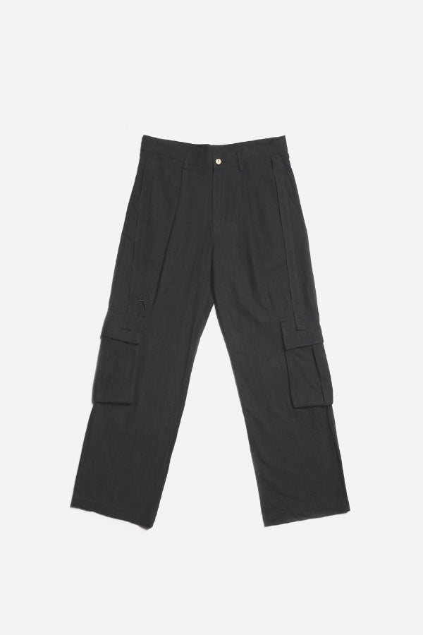 Cargo Hørbukser: Twelvepieces Collab Sort | Skagen-clothing.dk